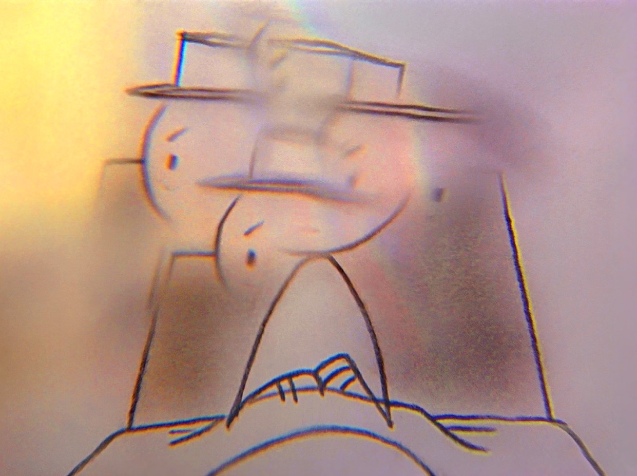 Bill, the everyman hero of Don Hertzfeldt's It's Such a Beautiful Day, suffers an identity crisis. 