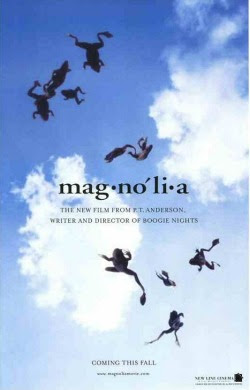 Frogs fall from the sky in a poster for Magnolia.